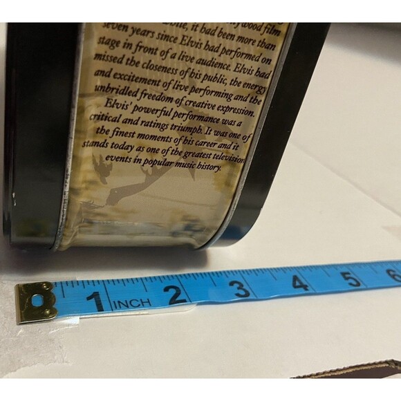 2005 Elvis Presley '68 Special Large Tin Tote Lunch Box 47170 Mint King of Rock - Picture 13 of 15